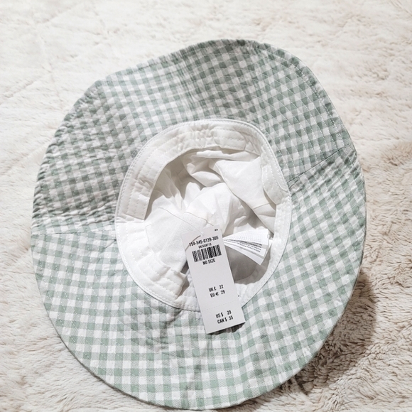 Abercrombie & Fitch Bucket Hat, Green and White, OS - Picture 3 of 5